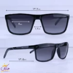 عینک آفتابی مردانه پورشه مشکی p8658/3 - Image 2