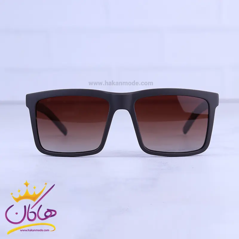 Porsche-design-highcopy-sunglasses-code-P-8659.11.webp عینک آفتابی مردانه پورشه قهوه ای مات p 8659/1 مربعی - Image 1