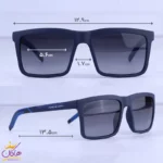 عینک آفتابی مردانه پورشه سرمه ای شیشه مشکی p 8659/2 - Image 2