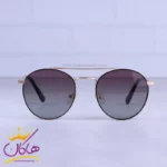 عینک آفتابی پورشه مردانه فریم گرد طلایی AD076/2