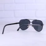دسته عینک آفتابی پرادا مردانه فریم خلبانی نقره ای 72383/1