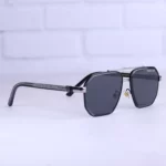 عدسی عینک آفتابی پرادا مردانه گان فریم چندضلعی 72384/1
