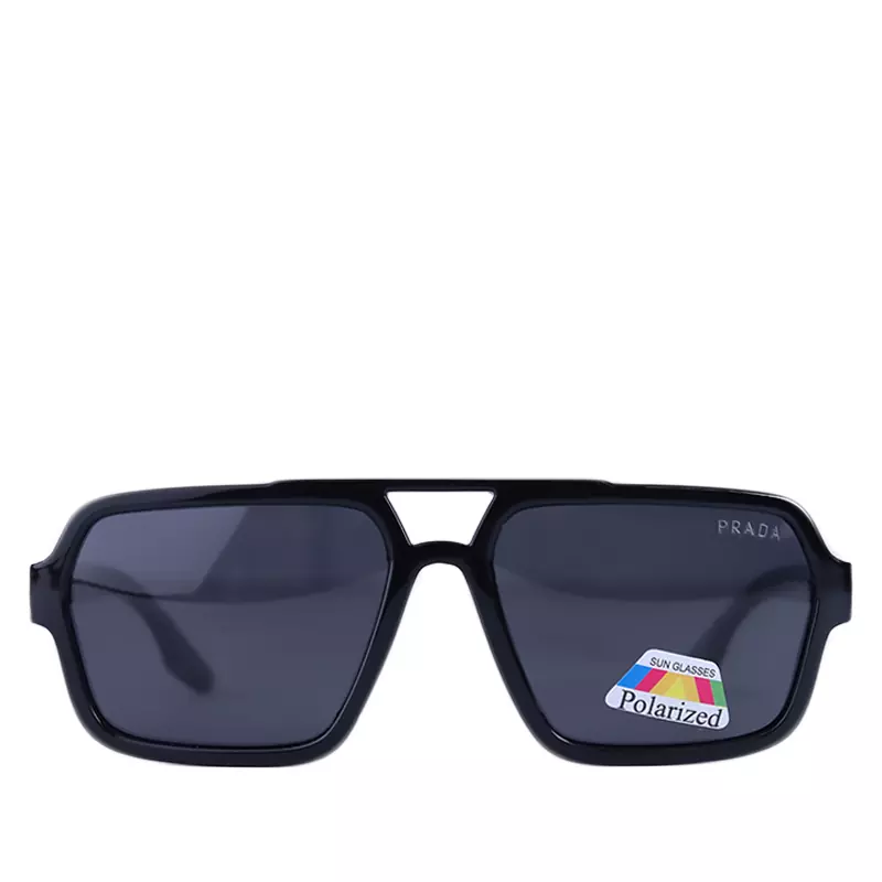 Prada-Sunglasses-code-P-8304.21.webp عینک آفتابی مردانه پرادا فریم مربع مشکی P 8304/2 - Image 1