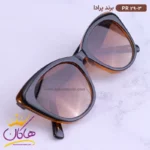 عینک آفتابی پرادا زنانه گربه ای قهوه ای pr29 - Image 8