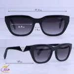 عینک آفتابی پرادا زنانه فریم مشکی استیت PRA06V/1 - Image 2