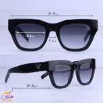 عینک آفتابی پرادا زنانه فریم مشکی استیت SPR 24 ZS/1 - Image 2