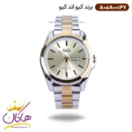 ساعت کیو اند کیو مردانه فلزی صفحه طلایی A05A-001PY
