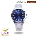 ساعت کیو اند کیو مردانه نقره ای صفحه آبی A480J215Y