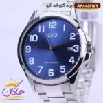 ساعت کیو اند کیو مردانه نقره ای صفحه آبی A480J215Y - Image 2