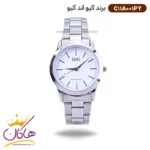 ساعت کیو اند کیو زنانه فلزی صفحه سفید C11A-001PY