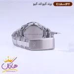 ساعت کیو اند کیو زنانه فلزی صفحه سفید C11A-001PY - Image 3