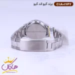 ساعت کیو اند کیو ست نقره ای صفحه مشکی C10A-042PY , C11A-026PY - Image 3