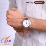 ساعت مچی کیو اند کیو مردانه نقره ای صفحه سفید C214J201Y - Image 4