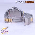 ساعت کیو اند کیو مردانه فلزی نقره ای طلایی C36A-008PY - Image 3
