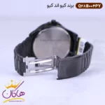 ساعت کیو اند کیو مردانه فلزی تمام مشکی Q28B-004PY - Image 3