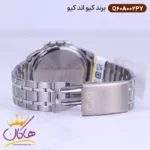 ساعت کیو اند کیو مردانه فلزی صفحه فیروزه ای Q60A-002PY - Image 3