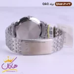 ساعت مچی مردانه کیو اند کیو نقره ای صفحه سورمه ای QA56J202Y - Image 5