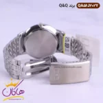 ساعت مچی مردانه کیو اند کیو نقره ای صفحه سورمه ای QA56J202Y - Image 3