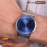 ساعت مچی مردانه کیو اند کیو نقره ای صفحه سورمه ای QA56J202Y - Image 2