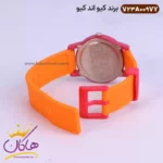 ساعت پسرانه کیو اند کیو سیلیکونی نارنجی طرح گورخر V23A009VY - Image 2