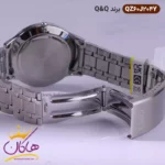 ساعت مردانه کیو اند کیو فلزی نقره ای صفحه سفید QZ60J204Y - Image 3