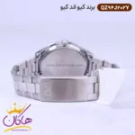ساعت کیو اند کیو مردانه نقره ای صفحه مشکی QZ94J202Y - Image 3