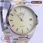 ساعت کیو اند کیو مردانه فلزی نقره ای طلایی S21A-007PY - Image 2