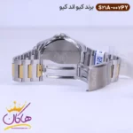 ساعت کیو اند کیو مردانه فلزی نقره ای طلایی S21A-007PY - Image 3