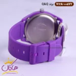 ساعت دخترانه کیو اند کیو بنفش V12A-005VY - Image 3