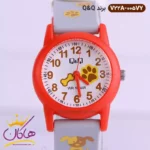 ساعت پسرانه کیو اند کیو طوسی طرح سگ V22A-005VY - Image 2