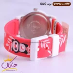 ساعت دخترانه کیو اند کیو صورتی طرح پاندا V23A-006VY - Image 3