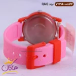 ساعت دخترانه کیو اند کیو صورتی ستاره دار V23A-008VY - Image 3
