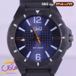 ساعت پسرانه کیو کیو مشکی صفحه سورمه ای V30A/002VY - Image 2