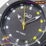 ساعت کیو اند کیو اسپرت بند رابر مشکی V30A/003VY - Image 2