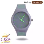 ساعت پسرانه کیو اند کیو طوسی خال خالی VR28J037Y