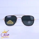 عینک آفتابی مردانه طلایی شیشه مشکی 512/4