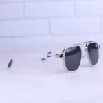 عدسی عینک آفتابی ری بن فراری فریم مربع نقره ای C-306/3