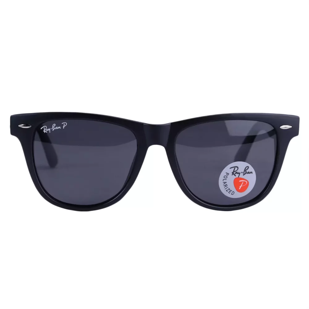 عینک آفتابی ری بن فریم مشکی پلاریزه RB 2140-M/1
