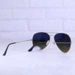 عینک آفتابی ری بن مردانه فریم خلبانی نقره ای RB 3026/32 - تصویر 3