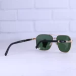 دسته عینک آفتابی ری بن مردانه طلایی عدسی سبز RB 5702/1