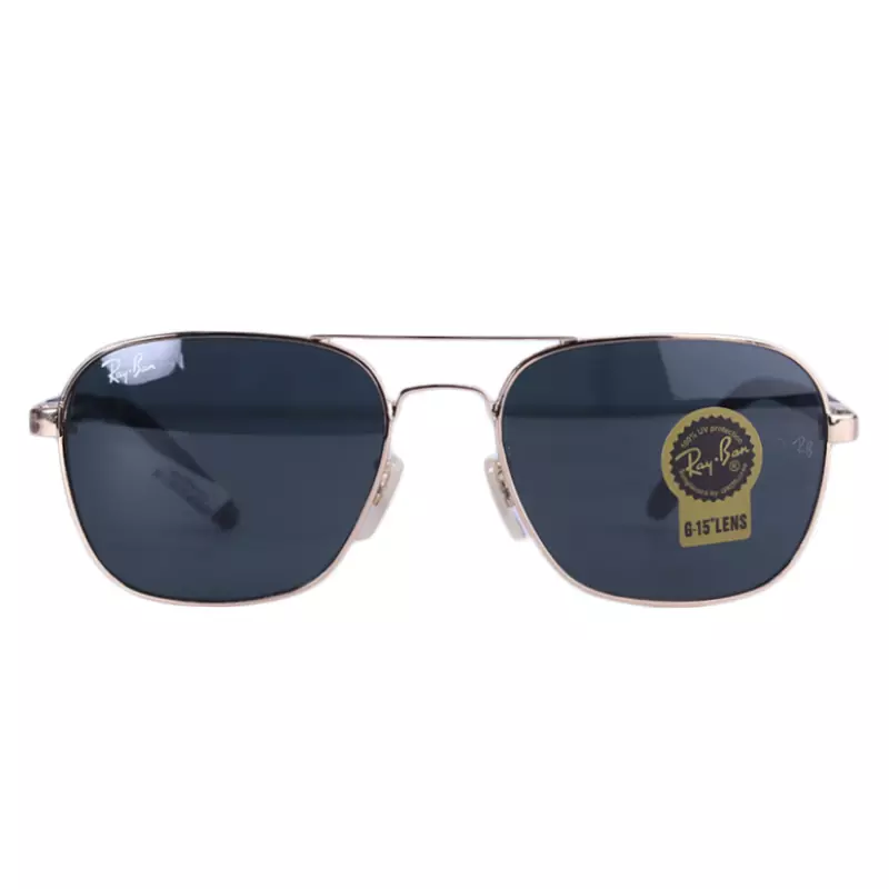 Ray-Ban-Sunglasses-Code-RB-5707.21.webp عینک آفتابی ری بن فریم فلزی مربع طلایی RB 5707/2 - Image 1