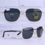عینک آفتابی ری بن فریم فلزی مربع طلایی RB 5707/2 - Image 2