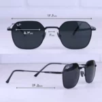 عینک آفتابی ری بن مردانه فریم مربع مشکی RB 8094/1 - Image 2