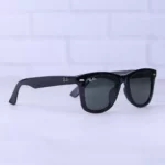 عینک آفتابی ری بن فریم ویفرر تمام مشکی RB 2140 F /2 - Image 4
