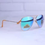 عینک آفتابی ری بن مردانه فلزی عدسی جیوه ای خلبانی RB 3025/6 - Image 4