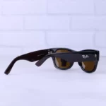 عینک آفتابی ری بن فریم مربع قهوه ای RB 4164/3 - Image 3