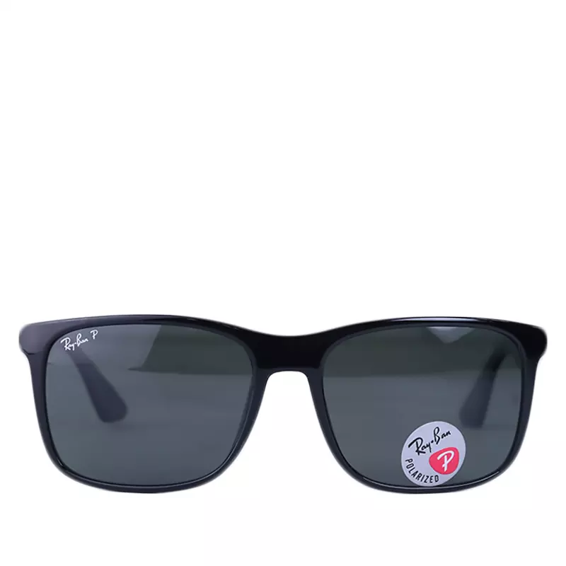 Ray-Ban-Sunglasses-code-RB-4232.11.webp عینک آفتابی ری بن مردانه فریم مشکی مستطیل پلاریزه RB 4232/1 - Image 1