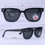 عینک آفتابی ری بن زنانه فریم ویفرر پلاریزه مشکی RB 4323/1 - Image 2