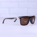 عینک آفتابی مردانه ری بن قهوه ای پلاریزه RB 3568/4 - Image 4