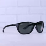 عینک آفتابی ری بن فریم مشکی مستطیلی پلاریزه RB 4307/1 - Image 4